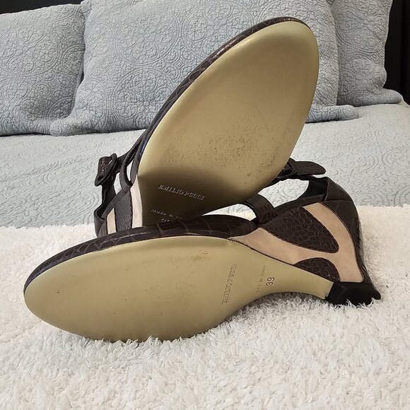 Emilio Pucci Wedge Heel, EU Size 39, EUC - Picture 11 of 13